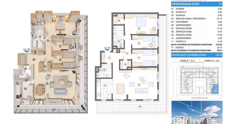 Četvorosoban stan | 4zida