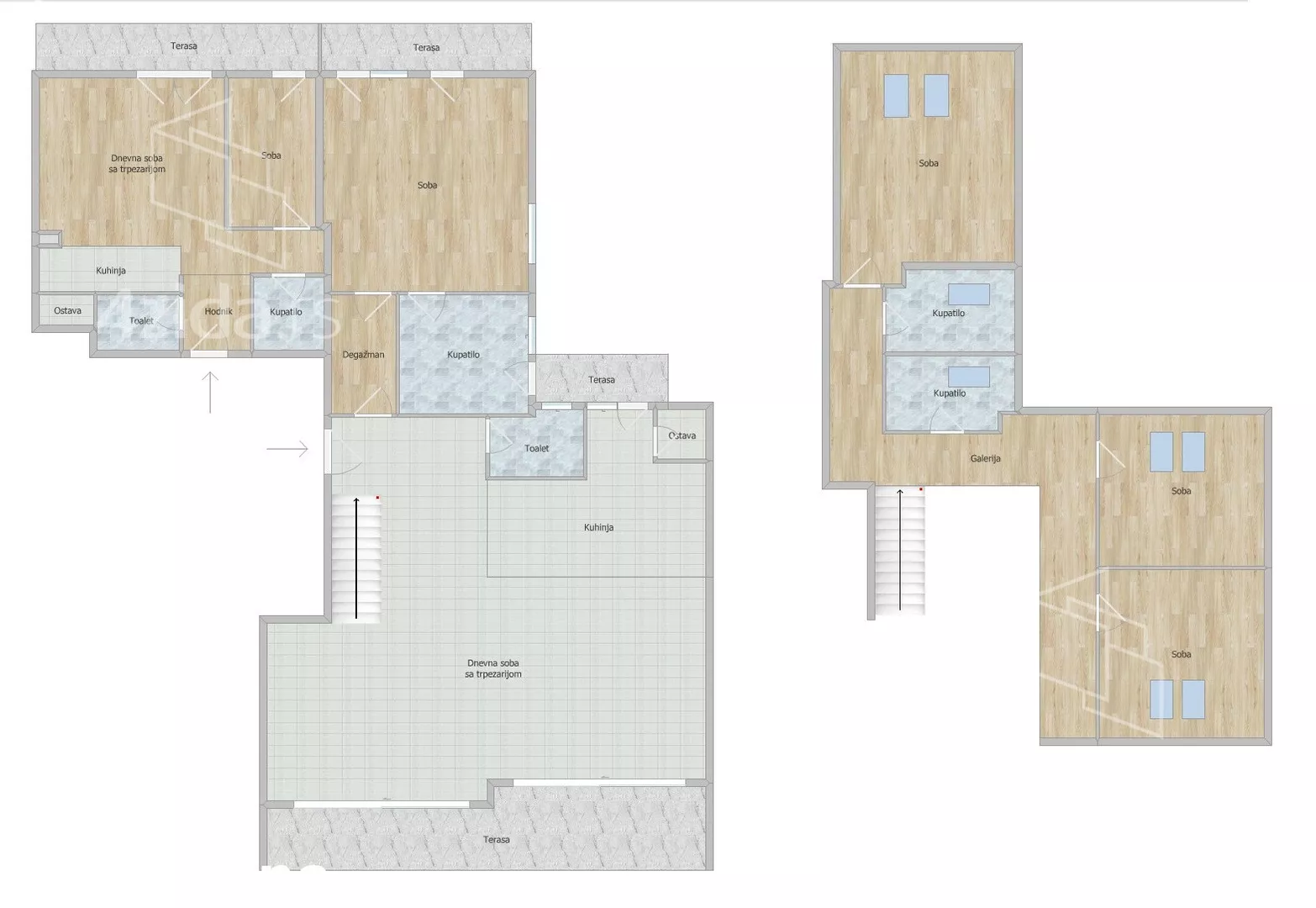 Sedmosoban stan | 4zida