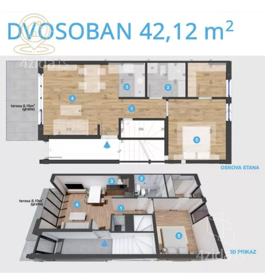Dvosoban stan | 4zida