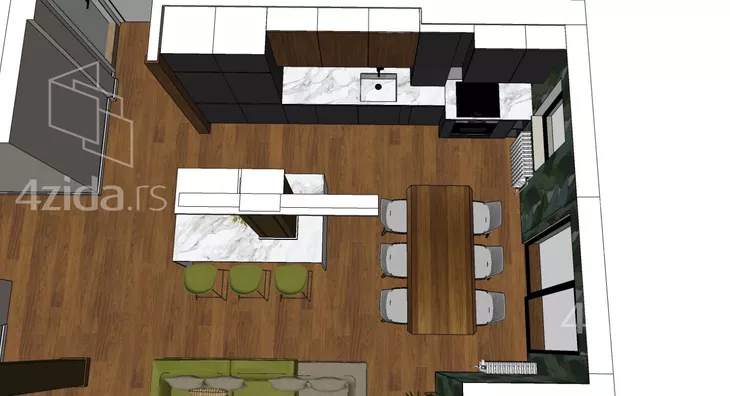 Petosoban stan | 4zida