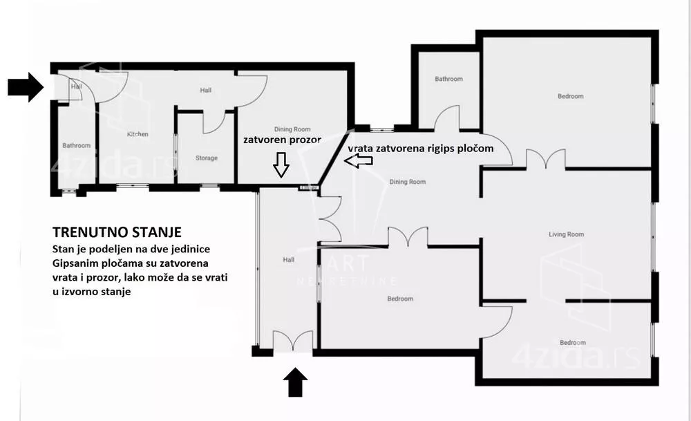 Petosoban stan | 4zida