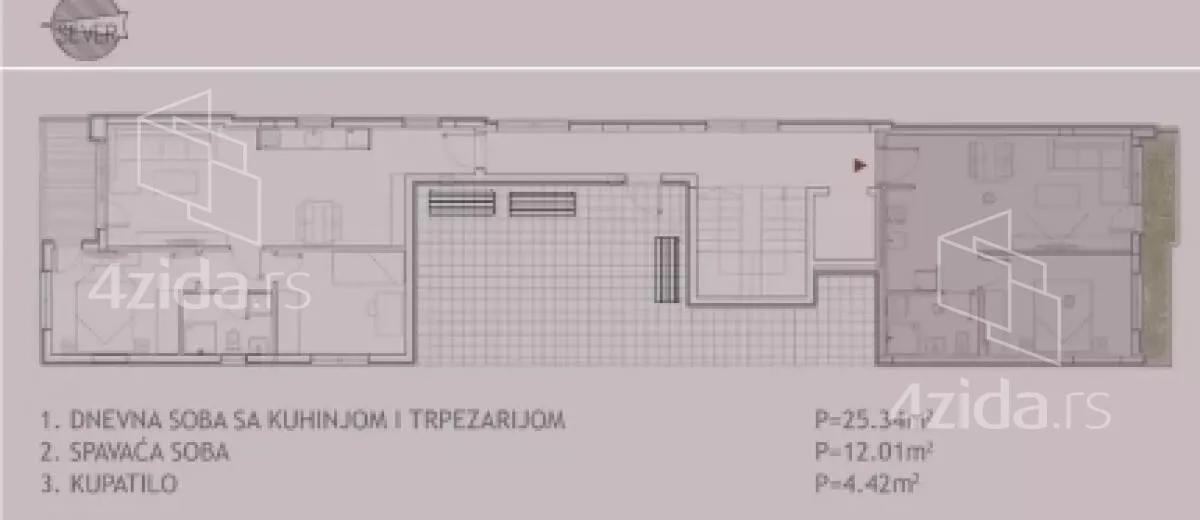 Jednoiposoban stan | 4zida