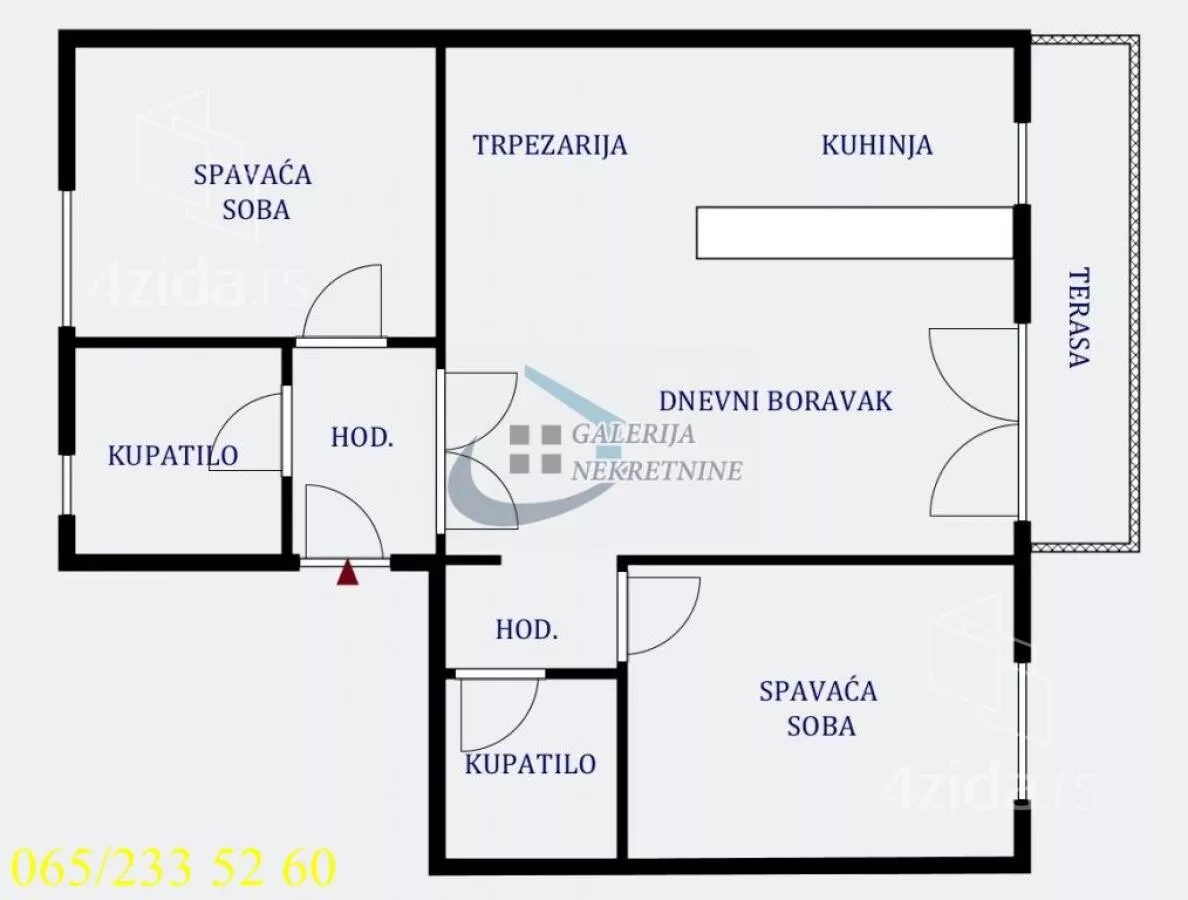 Trosoban stan | 4zida