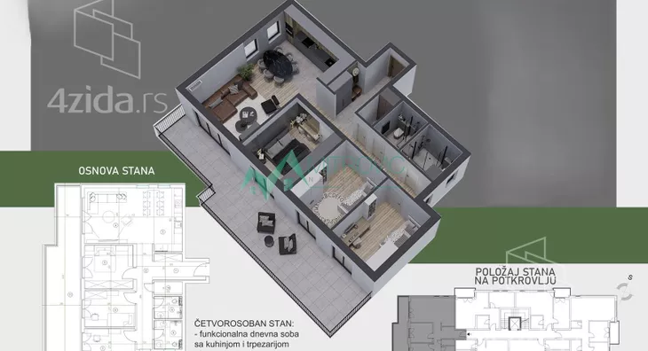 Četvorosoban stan | 4zida