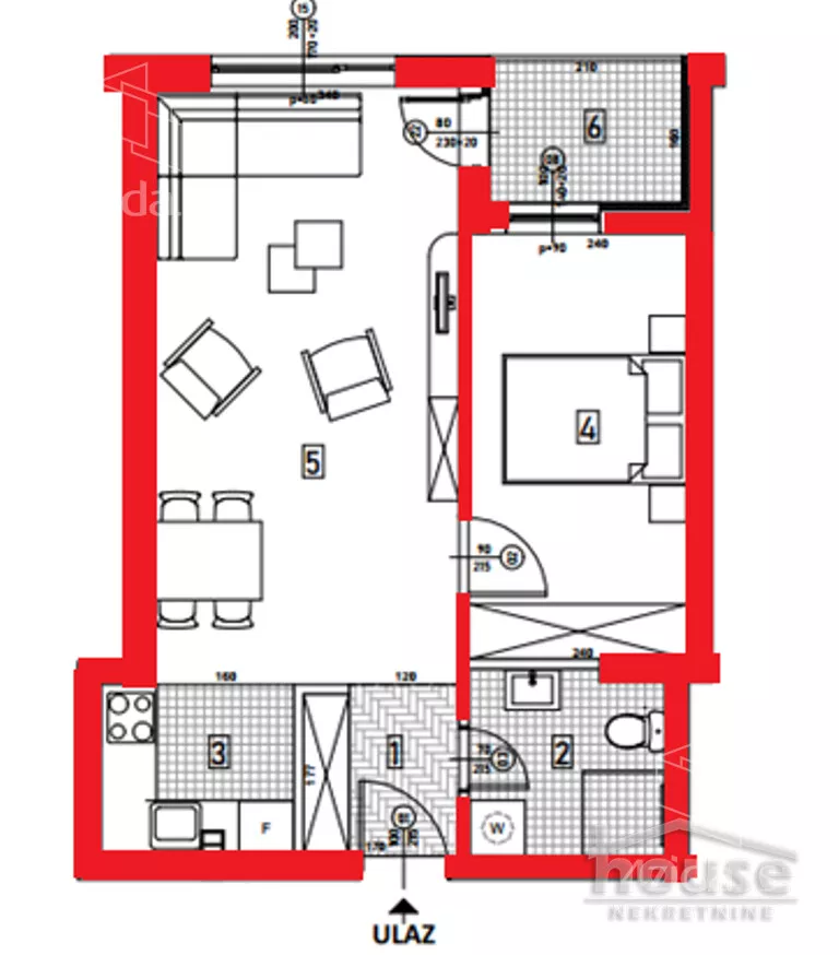 Jednoiposoban stan | 4zida