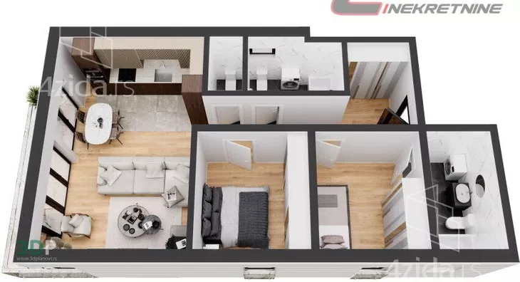 Trosoban stan | 4zida