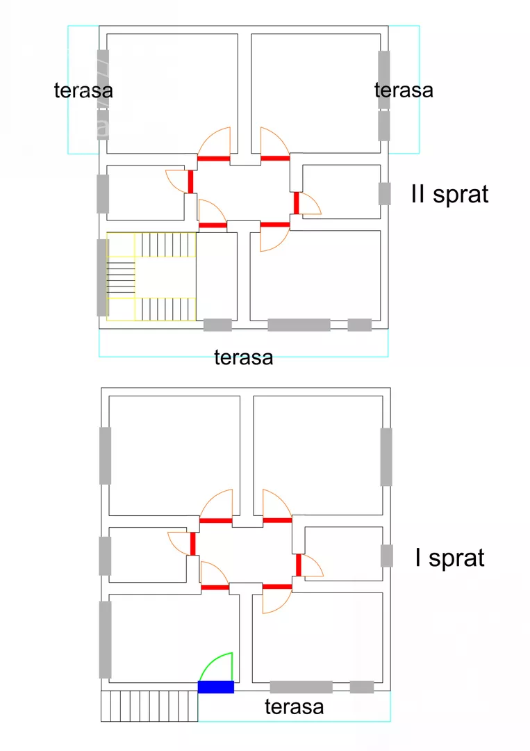 2-etažna kuća | 4zida