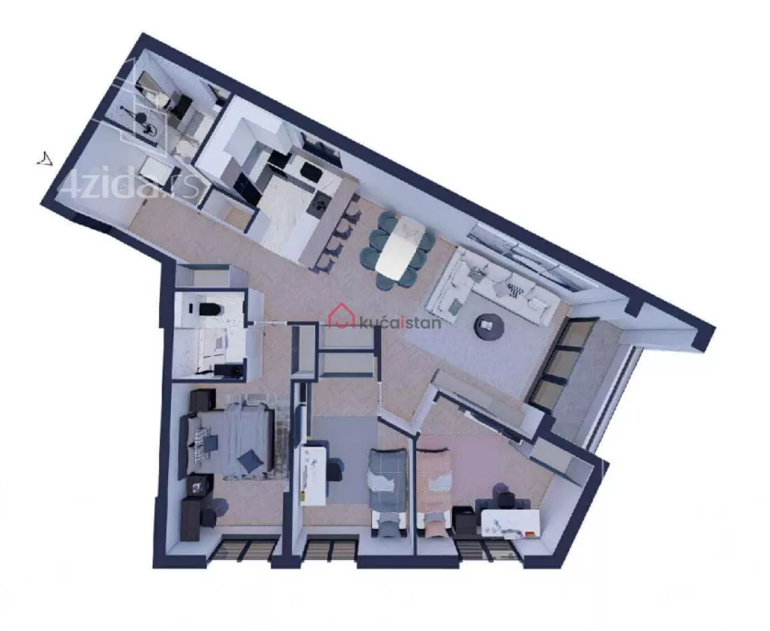 Četvorosoban stan | 4zida