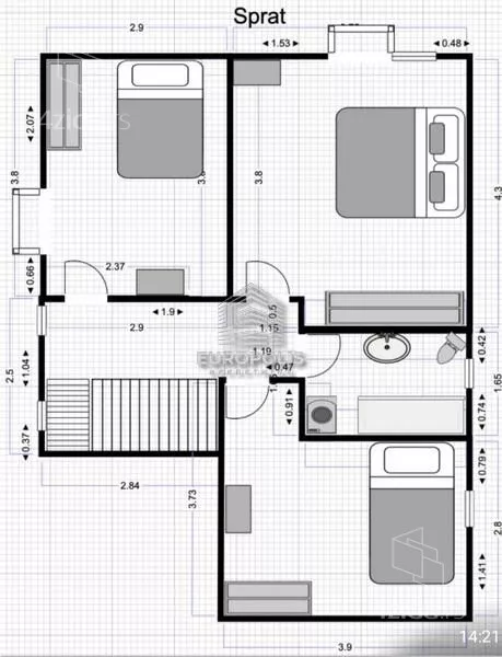 Petosoban stan | 4zida