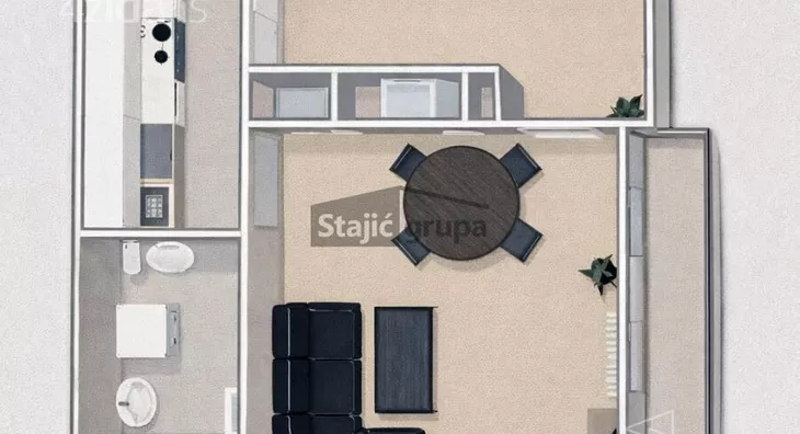 Jednoiposoban stan | 4zida