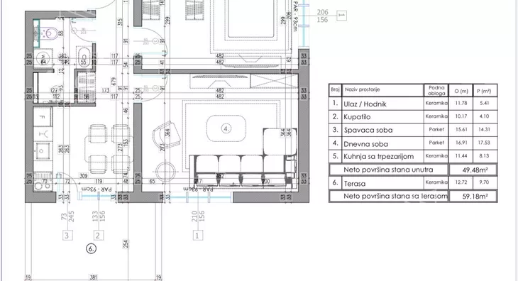 Dvosoban stan | 4zida