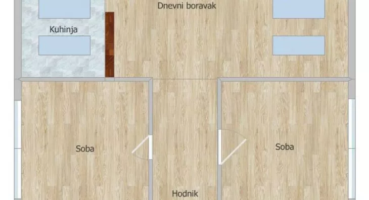 Troiposoban stan | 4zida