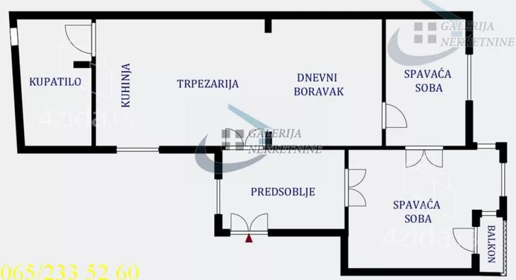 Trosoban stan | 4zida