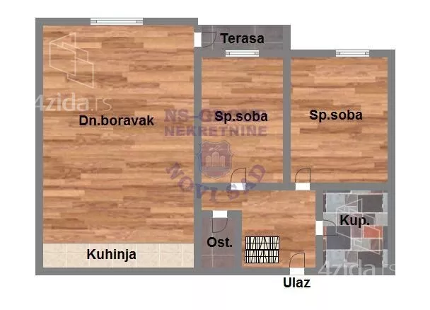 Trosoban stan | 4zida