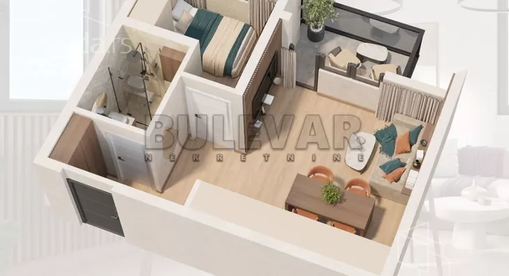 Jednoiposoban stan | 4zida