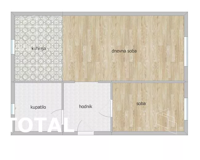 Jednoiposoban stan | 4zida