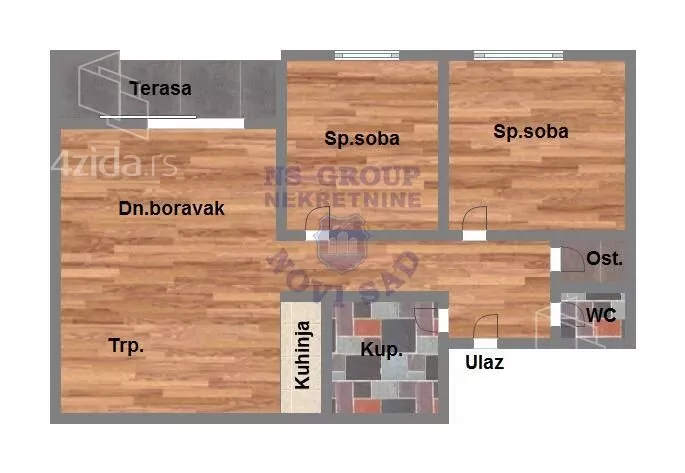 Dvoiposoban stan | 4zida