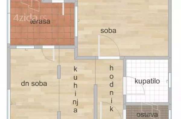 Dvosoban stan | 4zida