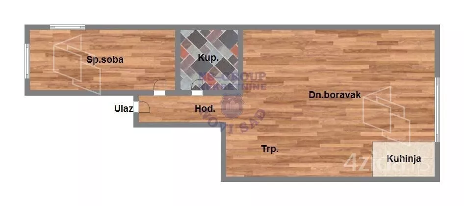 Jednoiposoban stan | 4zida