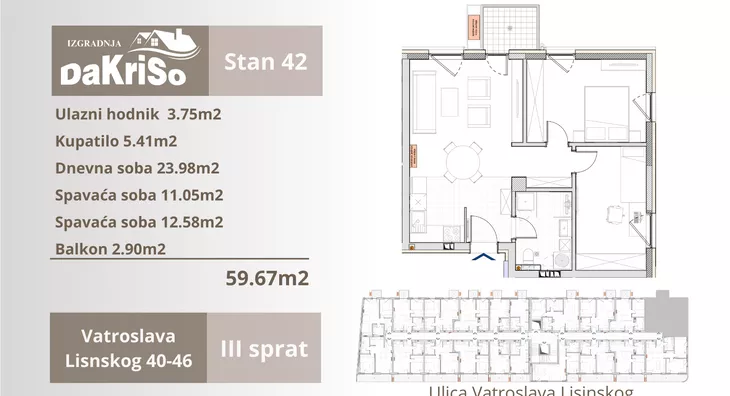 Trosoban stan | 4zida