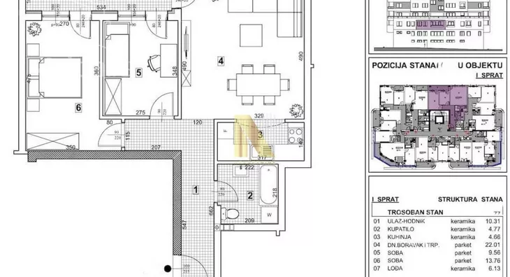 Trosoban stan | 4zida