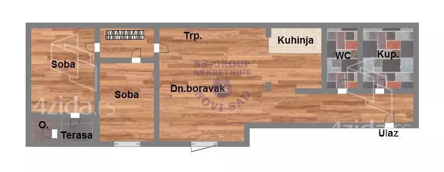Trosoban stan | 4zida