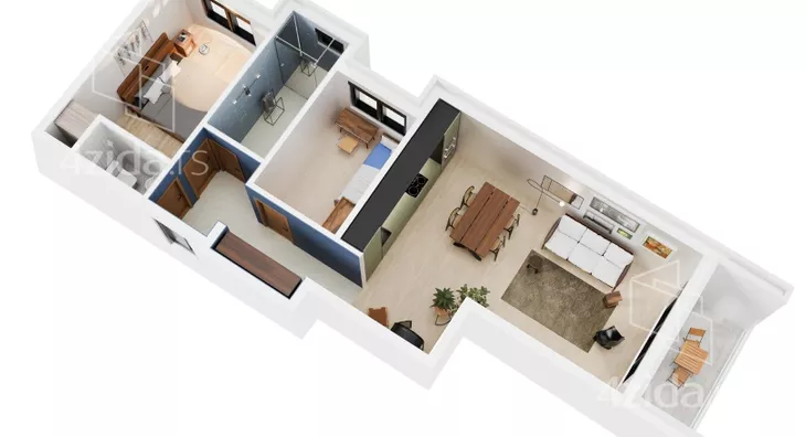 Dvoiposoban stan | 4zida