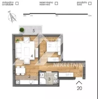 Dvosoban stan | 4zida