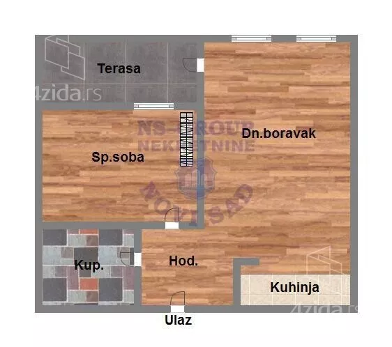 Jednoiposoban stan | 4zida