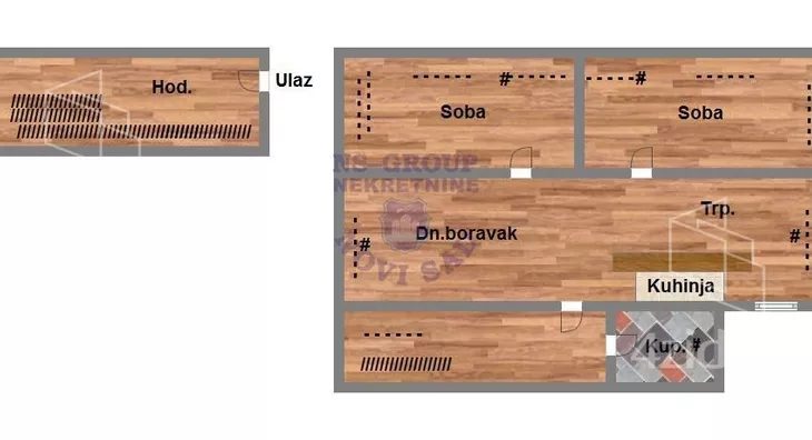 Trosoban stan | 4zida