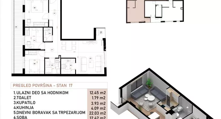 Troiposoban stan | 4zida