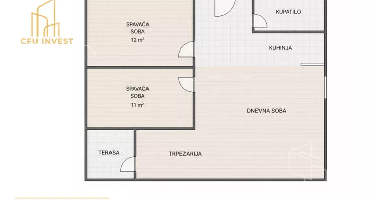 Trosoban stan | 4zida