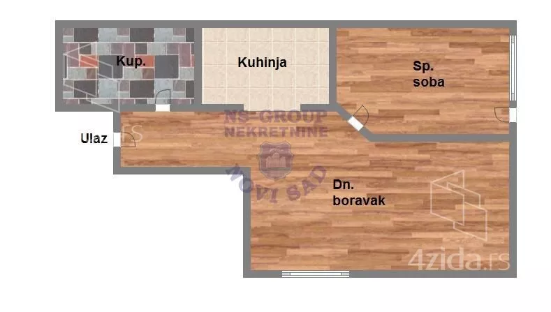 Jednoiposoban stan | 4zida