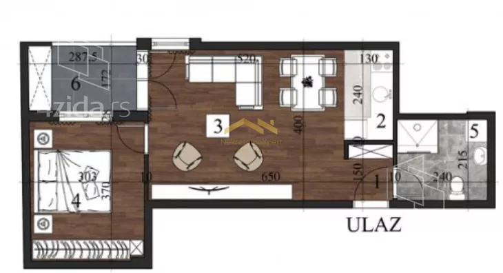 Dvosoban stan | 4zida