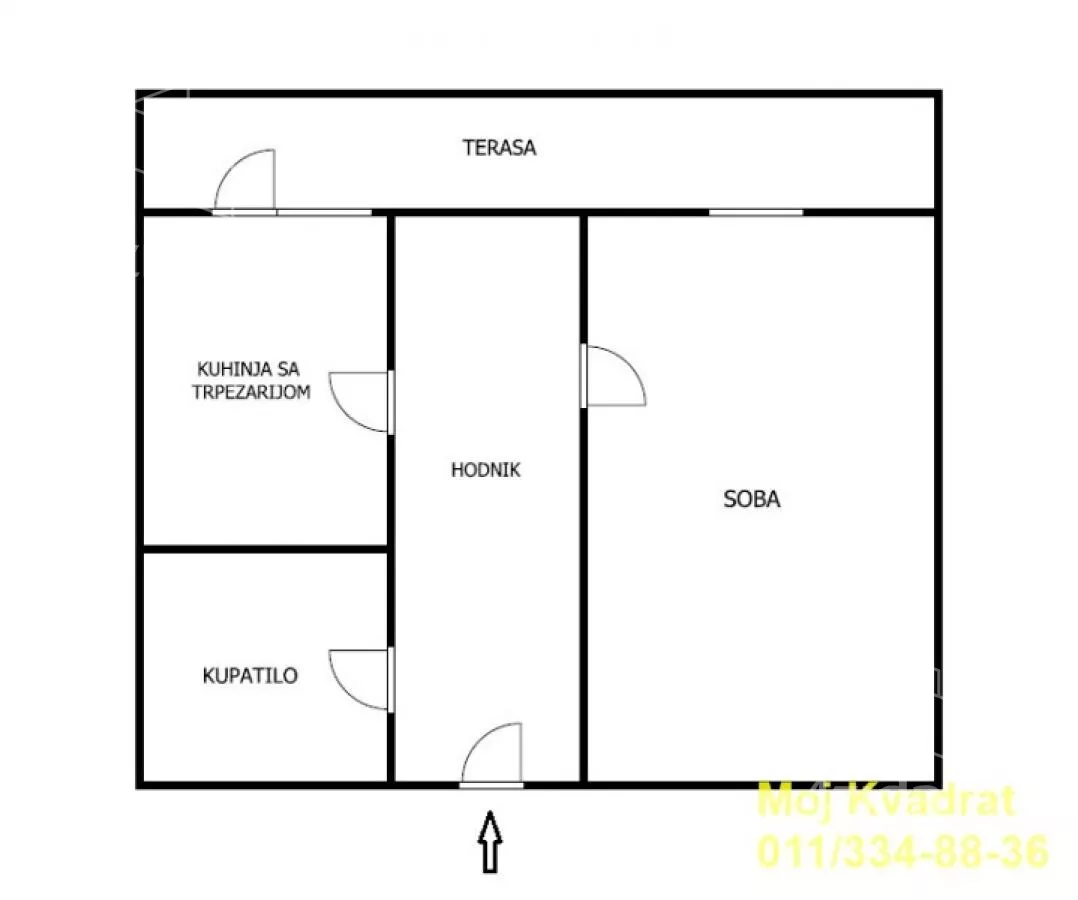 Jednosoban stan | 4zida