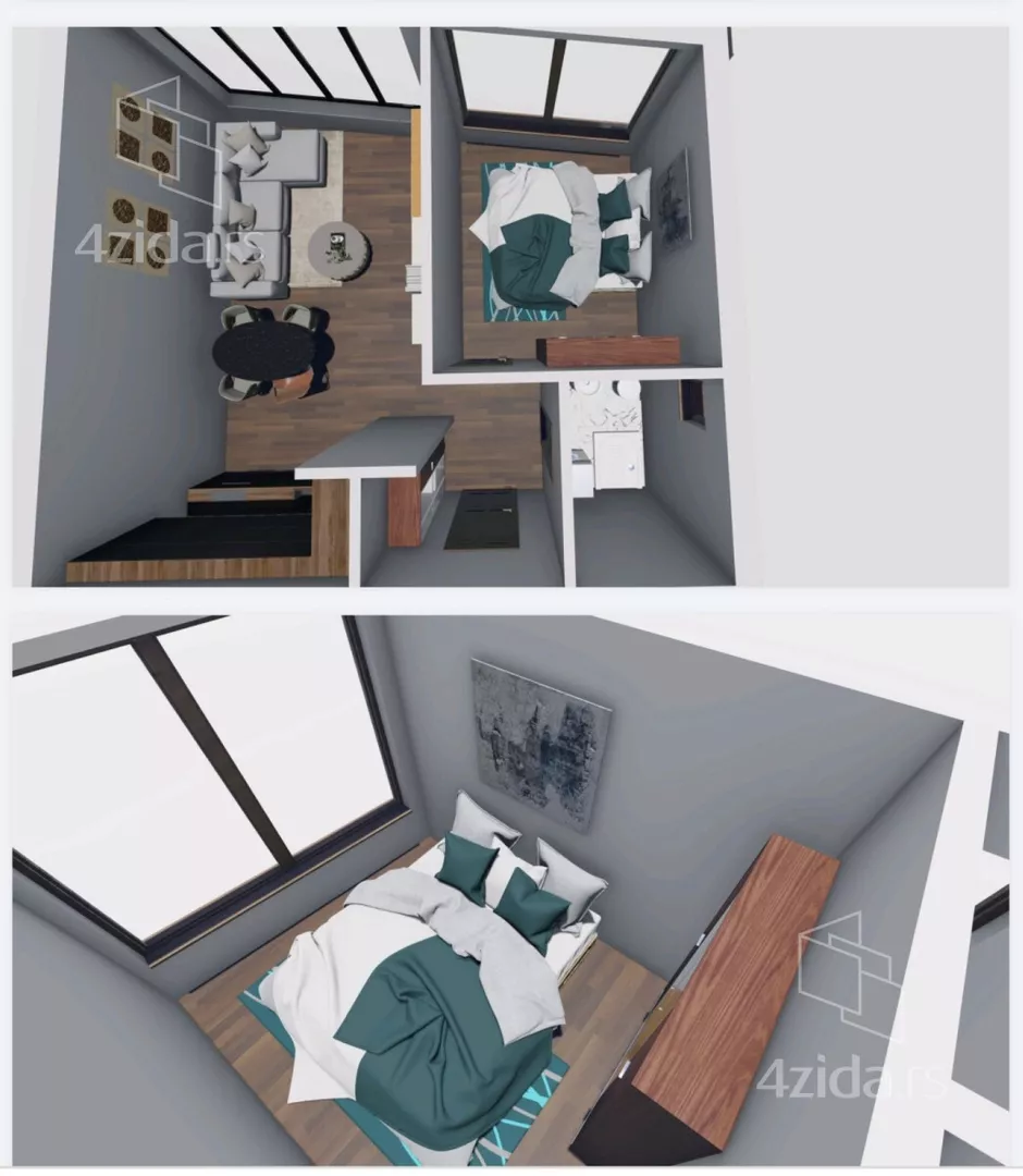 Jednoiposoban stan | 4zida