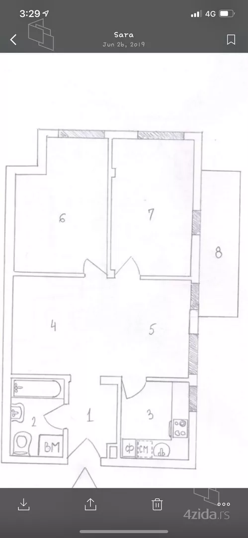 Trosoban stan | 4zida