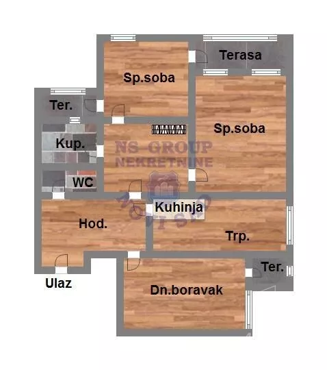Trosoban stan | 4zida