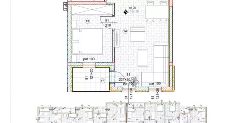 Jednoiposoban stan | 4zida