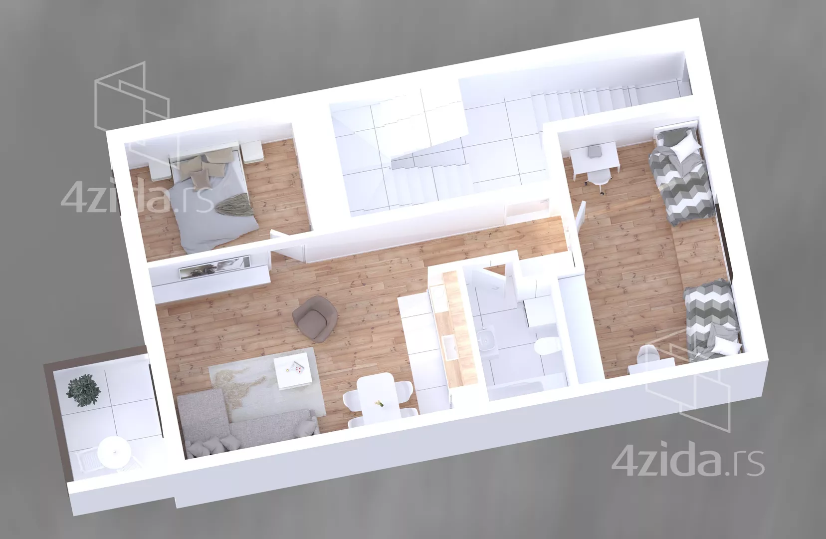 Trosoban stan | 4zida