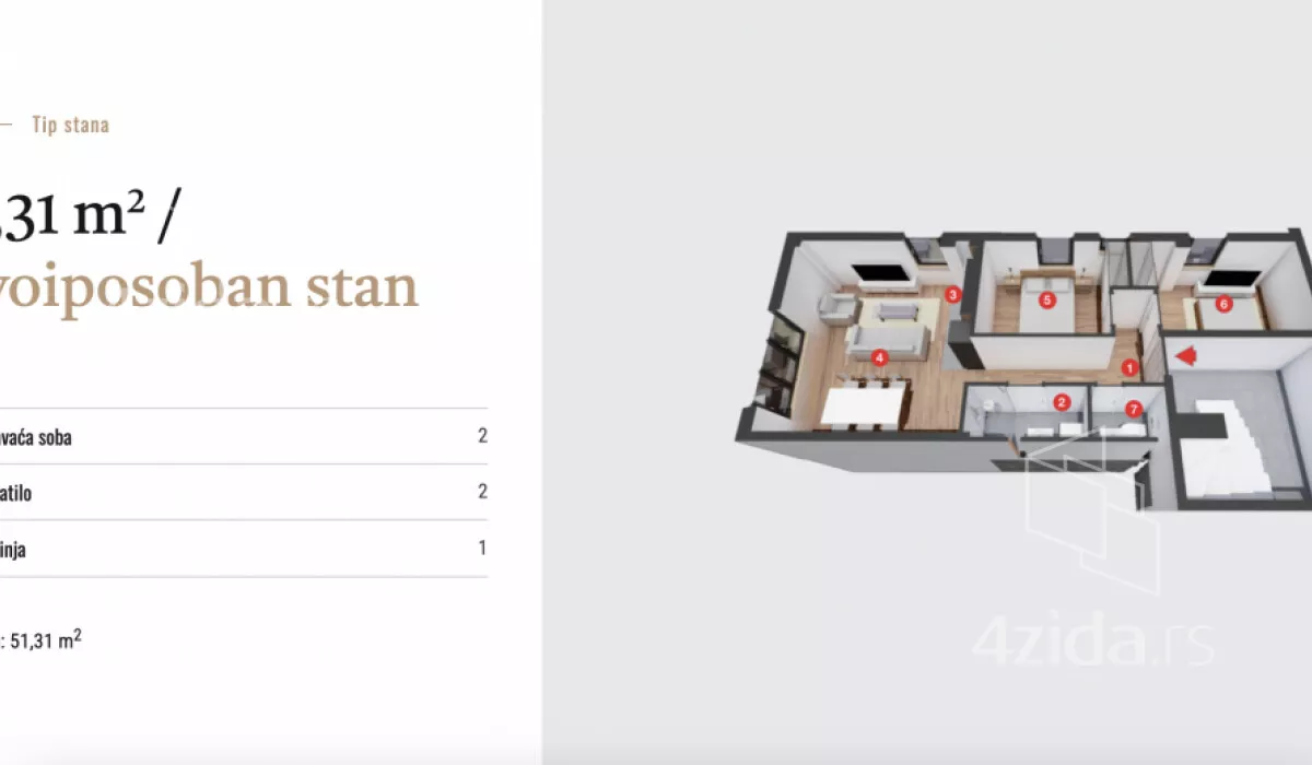 Dvoiposoban stan | 4zida
