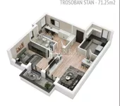 Trosoban stan | 4zida