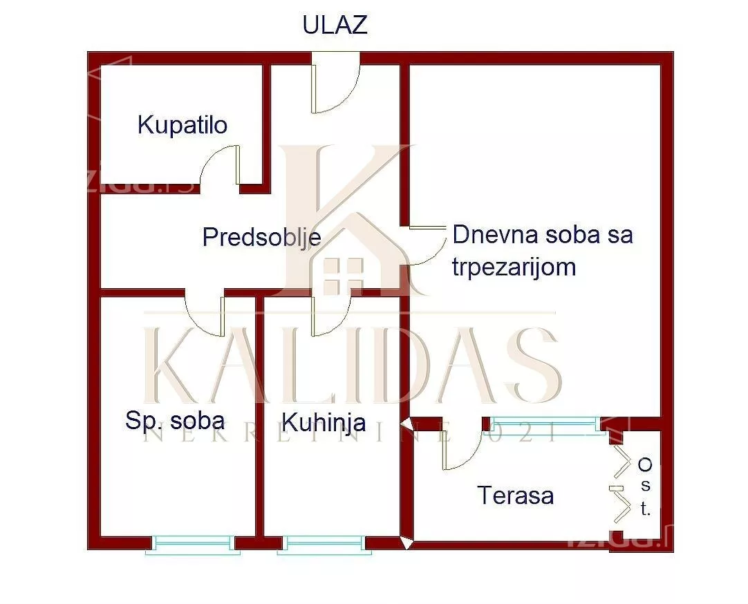 Jednoiposoban stan | 4zida