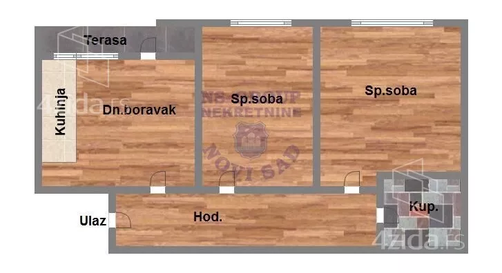 Dvoiposoban stan | 4zida