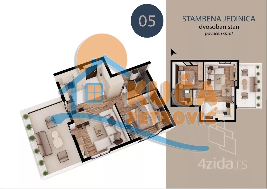 Dvosoban stan | 4zida