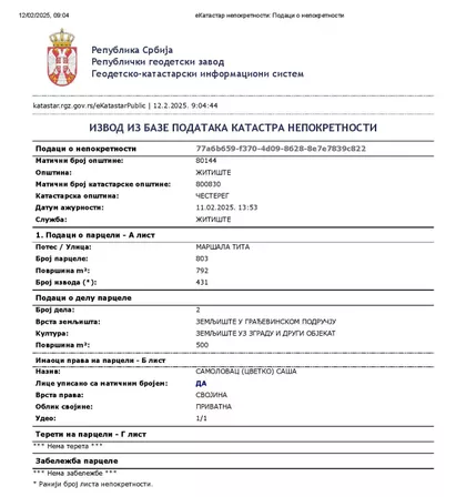 Maršala Tita 16 | 4zida.rs