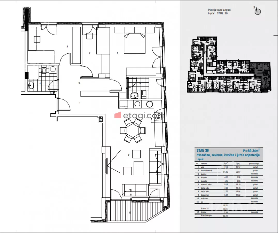 Trosoban stan | 4zida