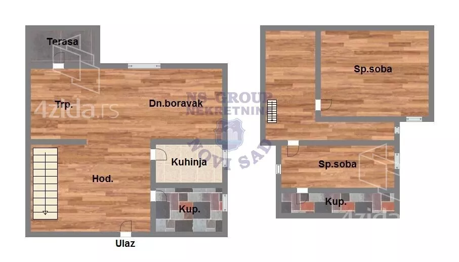 Trosoban stan | 4zida