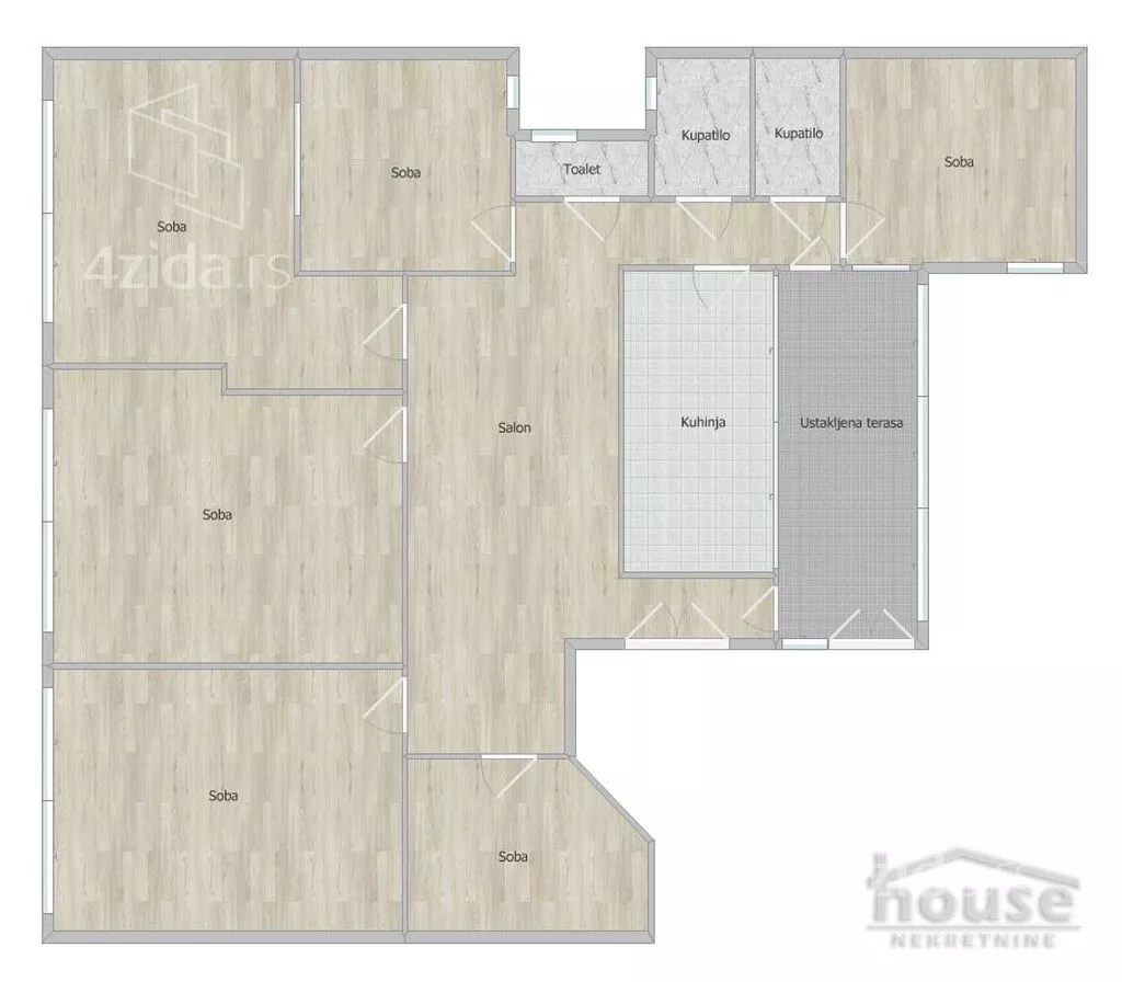 Petosoban stan | 4zida