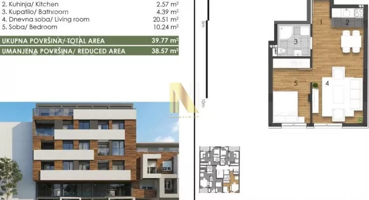 Dvosoban stan | 4zida